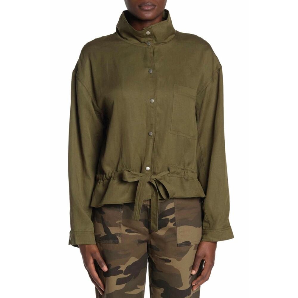 NWT Tularosa Avery Stand Collar Jacket in Green - Picture 3 of 10